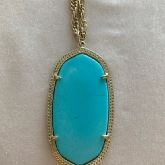 Kendra Scott Turquoise Statement Necklace - Picture 3 of 6